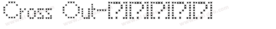 Cross Out字体转换